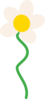 Growing Daisy Clip Art